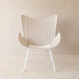 Swing Wing Chair | Chalk with Clay Cushion