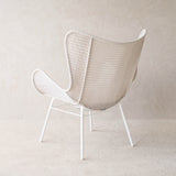 Swing Wing Chair | Chalk with Clay Cushion
