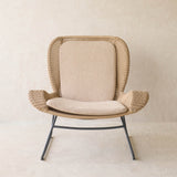 Vista Lounge Chair | Ginger/Graphite Frame with Sesame Cushions