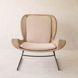 Vista Lounge Chair | Ginger/Graphite Frame with Sesame Cushions