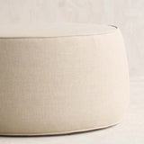 Irena Outdoor Pouf | Large - Ivory (77cm)