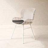 Rose Outdoor Dining Chair | Chalk