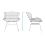 Rose Outdoor Lounge Chair | Chalk - Originals Furniture