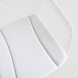 Violet Outdoor Seat Cushion | White