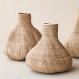 Gourd Basket, Unique home accessory from Africa. Hand-woven into organic statement shapes. Variations exist in weaves, colours, and shapes. From $150