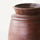 Vintage Wooden Pot - Medium