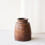 Vintage Wooden Pot - Medium