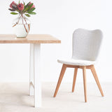 Vincent Sheppard Teak Lily Dining Chair in Pure White from Originals Furniture SIngapore