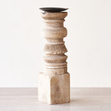 Wooden Candle Stand - Medium