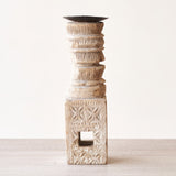 Wooden Candle Stand - Medium