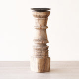 Wooden Candle Stand - Medium