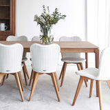 Vincent Sheppard Teak Lily Dining Chair in Pure White from Originals Furniture SIngapore