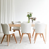 Vincent Sheppard Teak Lily Dining Chair in Pure White from Originals Furniture SIngapore