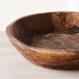 Vintage Wooden Parat Bowl - Medium