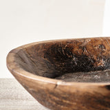 Vintage Wooden Parat Bowl - Medium