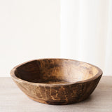 Vintage Wooden Parat Bowl - Medium