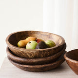 Vintage Wooden Parat Bowl - Medium