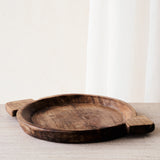 Vintage Wooden Parat Bowl - Dark