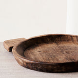 Vintage Wooden Parat Bowl - Dark