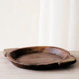 Vintage Wooden Parat Bowl - Dark