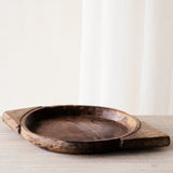 Vintage Wooden Parat Bowl - Dark
