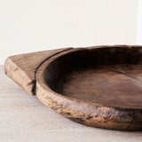Vintage Wooden Parat Bowl - Dark