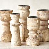 Wooden Candle Stand - Tall
