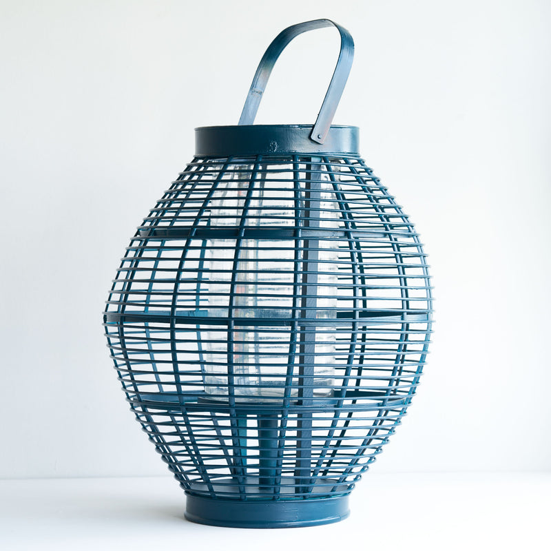 Bamboo Lantern | Lumpur - Blue/Large - Originals Furniture