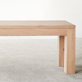 Straight Bench | Oak