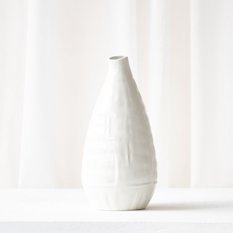 Pebble Vase, textured statement piece to bring a room together. Suitable for any kitchen table or living space. Available in different sizes from $80. 