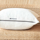 Jacquard Cushion | Stone Washed Kilim - Blanc