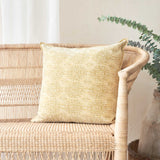 Jacquard Cushion | Stone Washed Kilim - Paille (50 x 50cm)