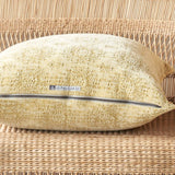 Jacquard Cushion | Stone Washed Kilim - Paille (50 x 50cm)