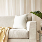 Nomade Cushion | Canvas - Blanc (50 x 50cm)