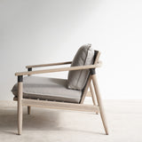 Corda Outdoor Lounge Chair | Grey (77cm) - Originals Furniture