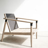 Corda Outdoor Lounge Chair | Grey (77cm) - Originals Furniture