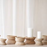 Vintage Binjani Candle Holder - Round