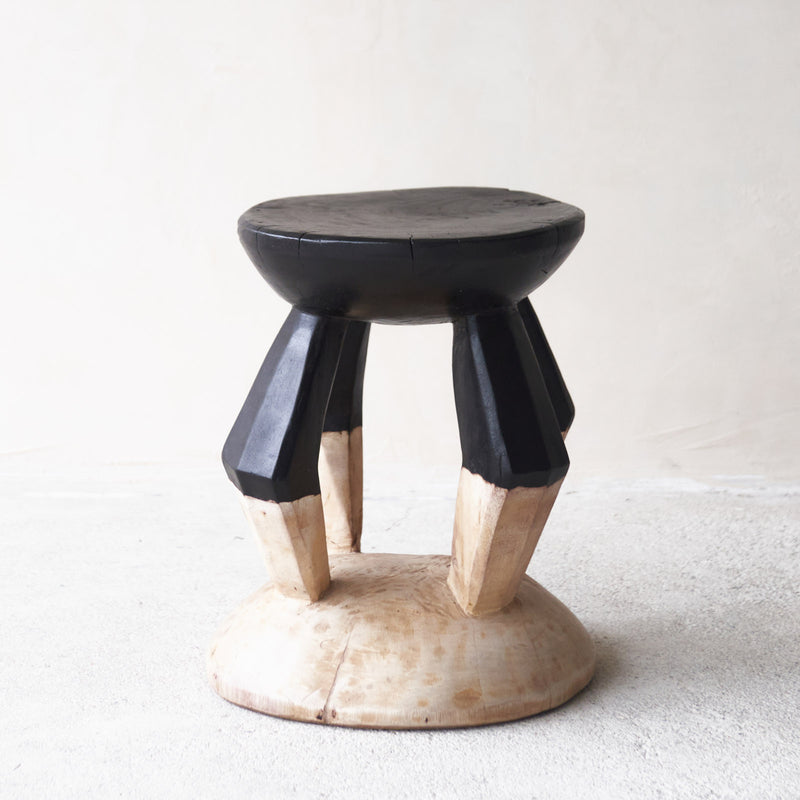 Tonga Stool, used as a movable seat that is transported to neighboring towns for ceremonies and meetings. Meticulously hand-carved in distinctive variations, at $210