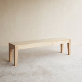 Catalina Dining Bench | Java Teak - Whitewash