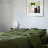 Linen Duvet Set | Forest