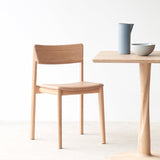 Poise Oak Leather Dining Chair