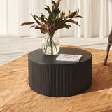 Roller Max Coffee Table | Mahogany Dark Brown - Medium (60cm)