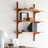 PI Wall Shelves | Mahogany