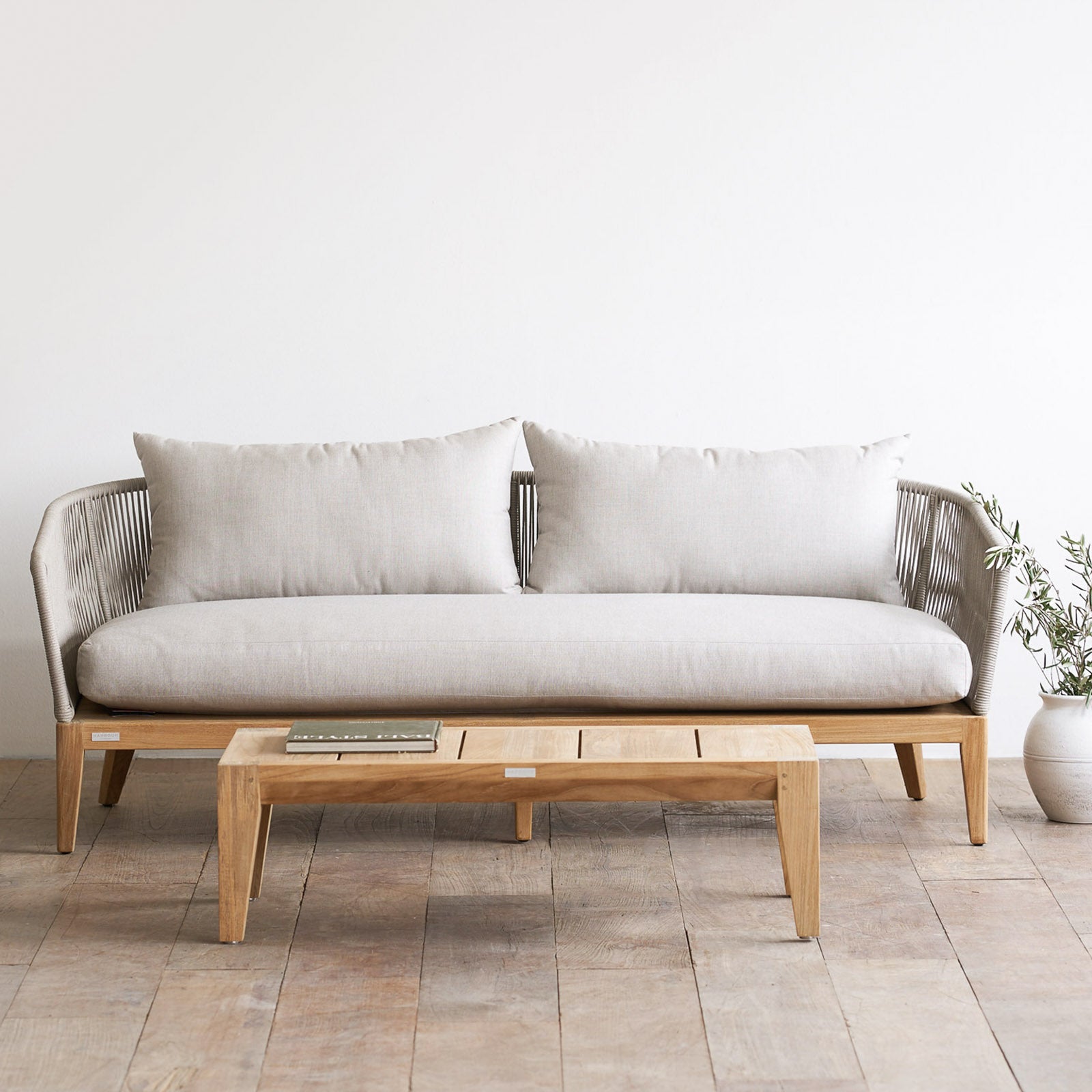 avalon outdoor sofa | 2 seater - silver grey (180cm)