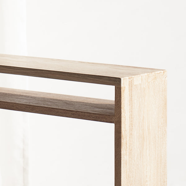 Java Console with Shelf | Teak - Whitewash - Originals Furniture