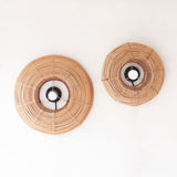 Milan Wall Lamp, statement textured piece to bring a room together. Versatile, natural look that adds personality to a room. Suitable for any living space. Available in different sizes from $280.