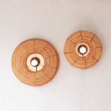 Milan Wall Lamp, statement textured piece to bring a room together. Versatile, natural look that adds personality to a room. Suitable for any living space. Available in different sizes from $280.