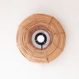 Milan Wall Lamp, statement textured piece to bring a room together. Versatile, natural look that adds personality to a room. Suitable for any living space. Available in different sizes from $280.