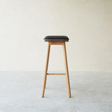 Odd Counter Stool | Oak Frame - Bespoke Leather