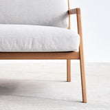 Nysse Sofa | 2 Seater - Bespoke Fabric & Leather (135cm)